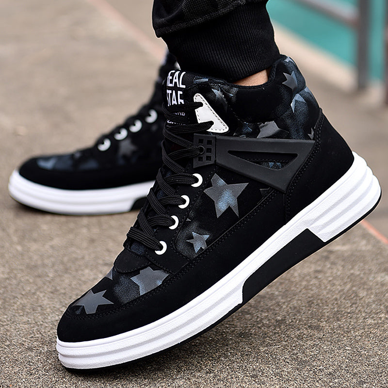Casual Fashion Sneakers Men's Fleece-lined Sneakers Angelwarriorfitness.com