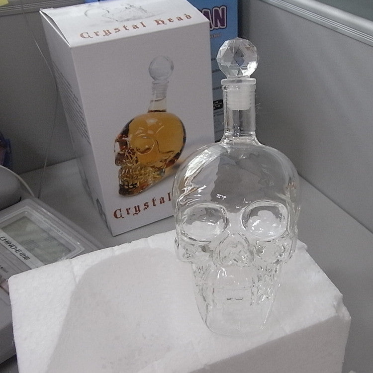 Skull Wine Bottle Vodka Bottle Creative 350ML 550ML 1000ML Angelwarriorfitness.com