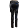 New Women's Riveted PU Leather Pants Solid Casual Angelwarriorfitness.com