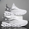 Men's Lace-up Sneakers Mesh Sports Shoes Fashion Hollow-sole Low Top Running Shoes Angelwarriorfitness.com