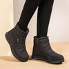 Ankle Boots For Women Non-slip Waterproof Snow Boots Flat Heels Warm Shoes Angelwarriorfitness.com