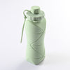 Folding Silicone Water Bottle Sports Water Bottle Outdoor Travel Portable Water Cup Running Riding Camping Hiking Kettle-600ml Angelwarriorfitness.com