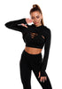 3pcs Sports Suits Long Sleeve Hooded Top Hollow Design Camisole And Butt Lifting High Waist Seamless Fitness Leggings Sports Gym Outfits Clothing Angelwarriorfitness.com