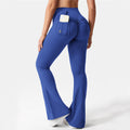 Cargo Pocket Elastic High Waist Workout Women's Summer Workout Sports Yoga Running Hip Raise Angelwarriorfitness.com