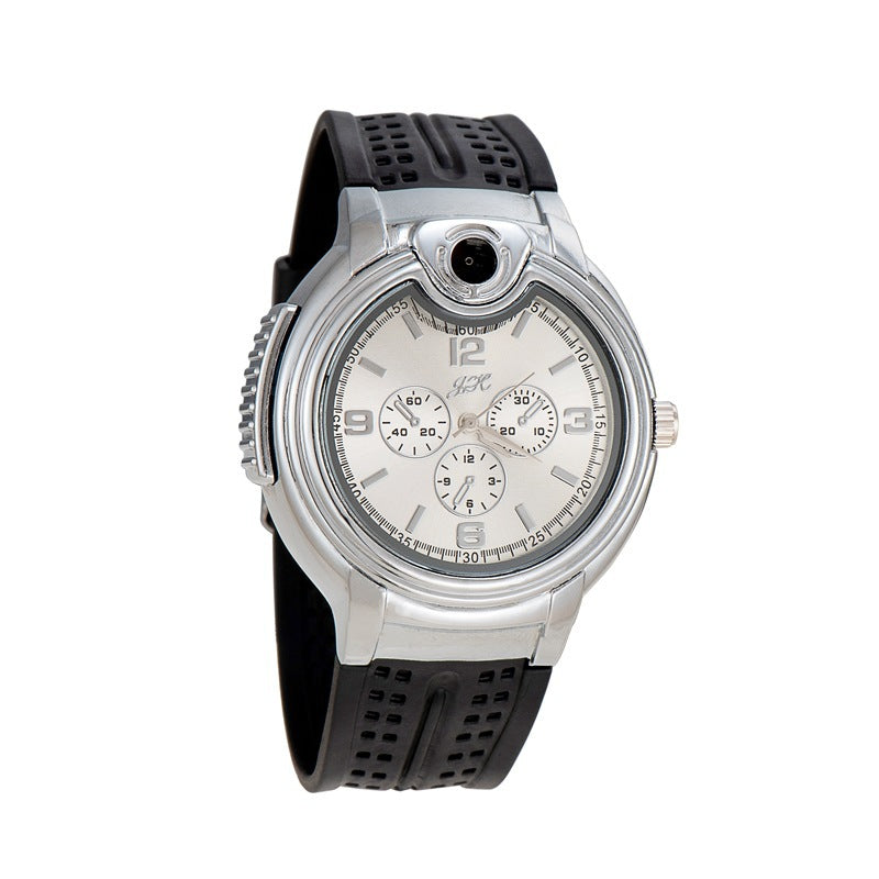Creative Watch Gas Lighters Metal Multi-purpose Personalized Gas Electronic Flame Lighter Watch Lighter Angelwarriorfitness.com