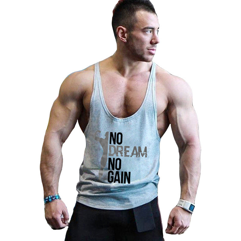 Men's Fitness Bodybuilding Exercise Vest Loose Angelwarriorfitness.com