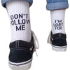 Don't follow me socks Angelwarriorfitness.com