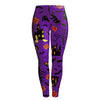Halloween purple pumpkin leggings Angelwarriorfitness.com