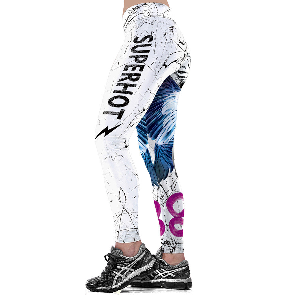 Digital printing robot leggings Angelwarriorfitness.com