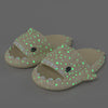 Unisex Adult and Children's Cartoon Shark Slippers: Glow in the Dark Flip Flops Angelwarriorfitness.com