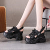 Women's Platform Wedge Beach Roman Shoes Angelwarriorfitness.com