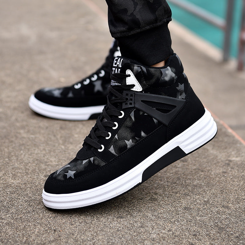 Casual Fashion Sneakers Men's Fleece-lined Sneakers Angelwarriorfitness.com