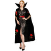 Couple's Halloween Rose Embroidery Vampire Stage Performance Party Costume Angelwarriorfitness.com