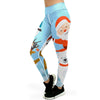 Christmas Printed Sports Hip Raise High Waist Leggings Angelwarriorfitness.com