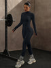Yoga Bodysuit Long Sleeve Seamless Tight One-piece Yoga Suit