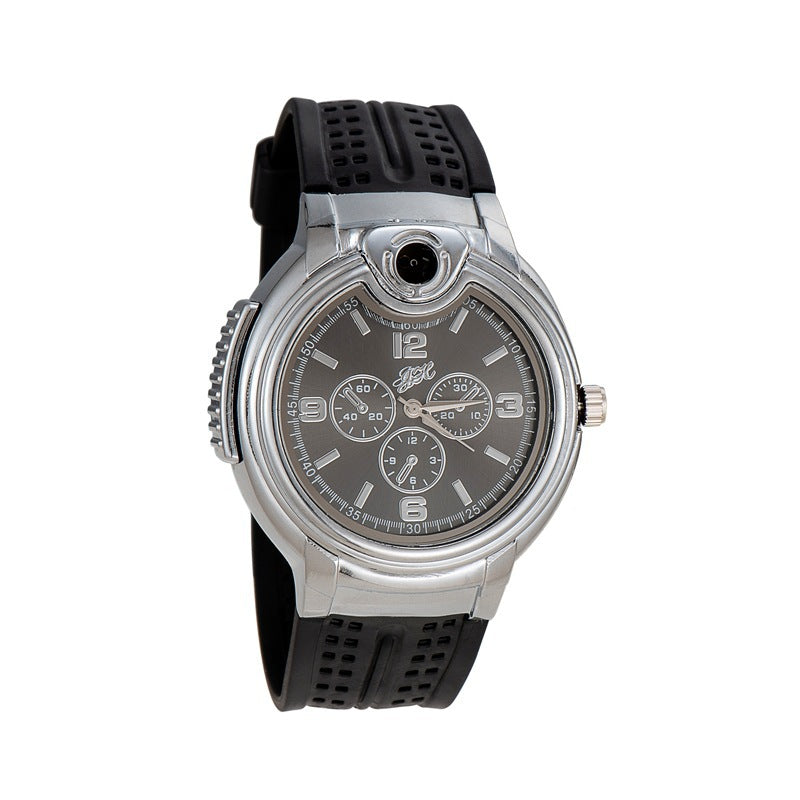 Creative Watch Gas Lighters Metal Multi-purpose Personalized Gas Electronic Flame Lighter Watch Lighter Angelwarriorfitness.com