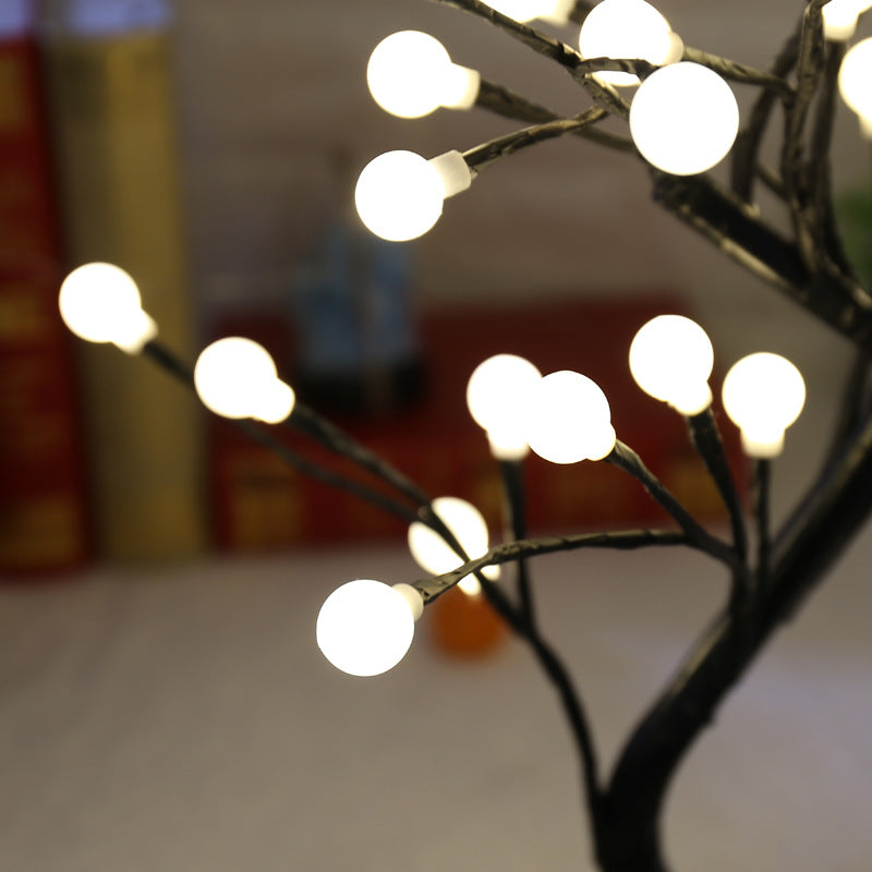 Sphere Tree Christmas Shape Star Night Light Angelwarriorfitness.com