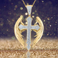 Ladies Fashion Personality Fairy Wings Necklace Angelwarriorfitness.com