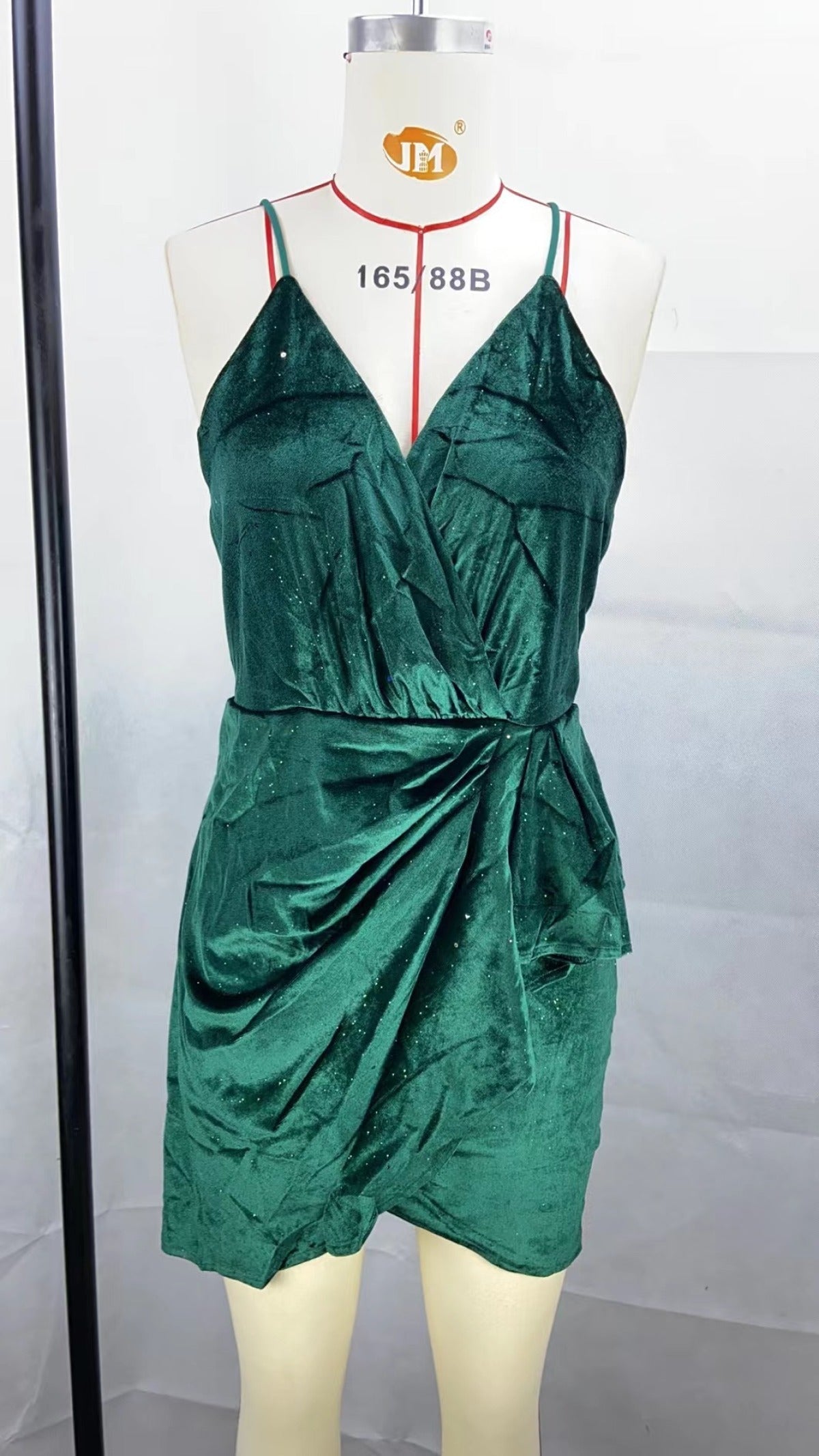 Green Velvet bodycon Dress Angelwarriorfitness.com
