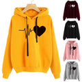 Heart Print Streetwear Hoodies Women Sweatshirt Spring Autumn Long Sleeve Hoodie Clothes Angelwarriorfitness.com