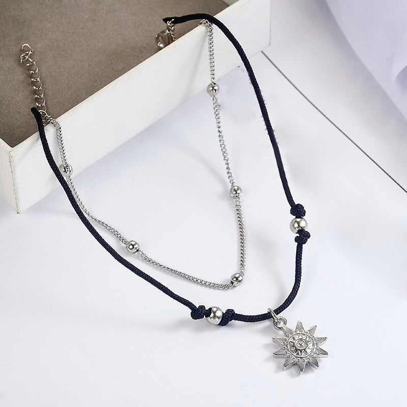 Sun Pendant Anklets Women New Stone Beads Shell Anklet Angelwarriorfitness.com