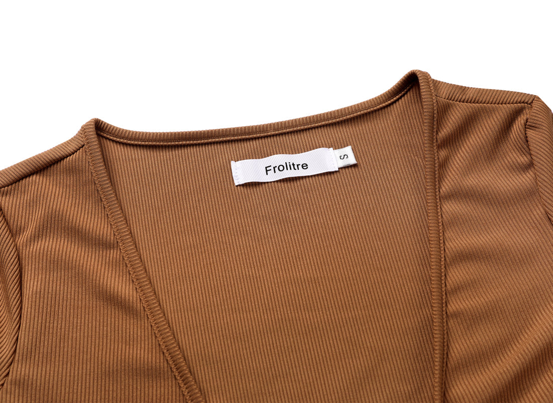 Women's Fashion Casual Open Waist Ribbed Dress Angelwarriorfitness.com