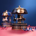 Nordic Fantasy Carousel Music Box Resin Crafts Angelwarriorfitness.com