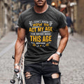 Men's Slim Round Neck Letter Print T-shirt Angelwarriorfitness.com