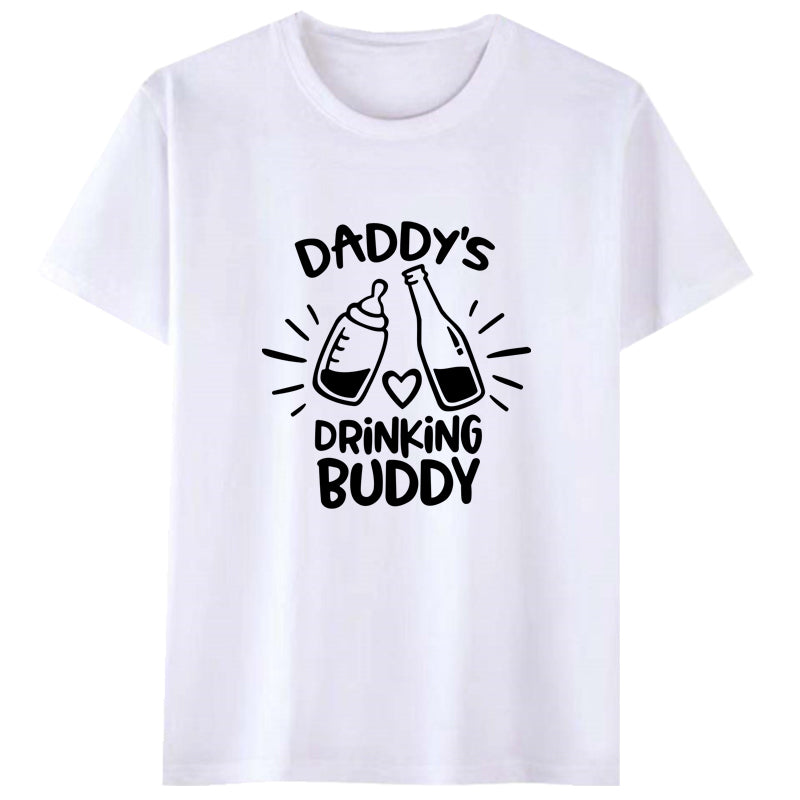 Cute And Funny Father And Son T Shirt Parent Child Top Short Sleeve Angelwarriorfitness.com