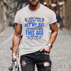 Men's Slim Round Neck Letter Print T-shirt Angelwarriorfitness.com