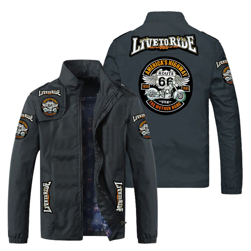 European And American Foreign Trade Plus Size Car Jacket Men Angelwarriorfitness.com