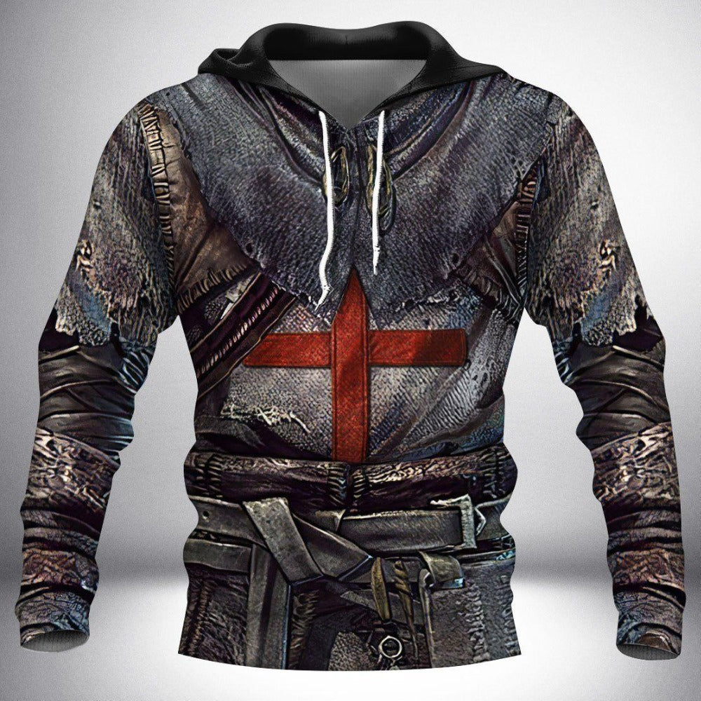 Men's Hoodie 3D Digital Printing Hoodie Angelwarriorfitness.com