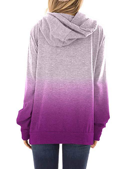 Two-colored fashion hoodies for women Angelwarriorfitness.com