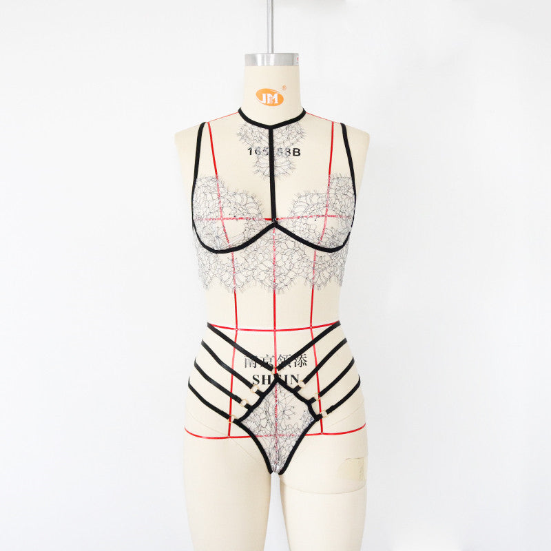 Sexy three-point sexy lingerie Angelwarriorfitness.com