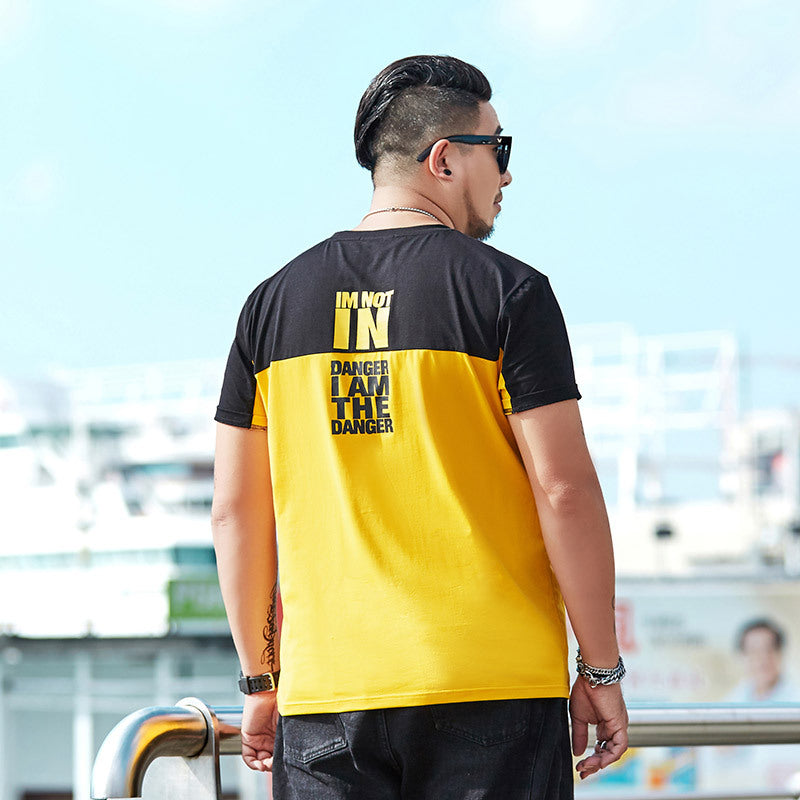 Oversized loose fat man short sleeve Angelwarriorfitness.com