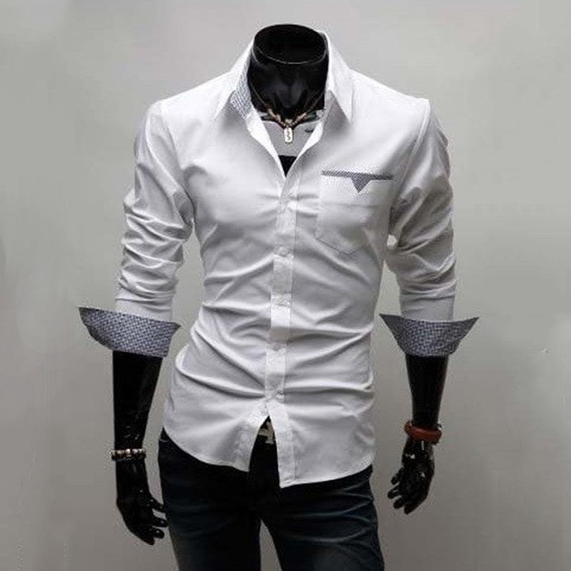 Mens Formal Shirts - Long Sleeve Luxury Dress Shirts Angelwarriorfitness.com