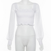 romance Ruffles see-through tops Angelwarriorfitness.com
