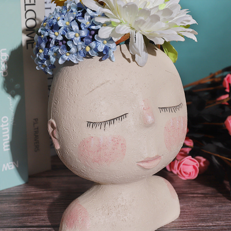Sculpture flowerpot Angelwarriorfitness.com