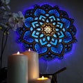 Mandala Yoga Room Creative Mandala Yoga Room Night Light Atmosphere Angelwarriorfitness.com