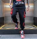 Hiphop webbing harem trousers Angelwarriorfitness.com