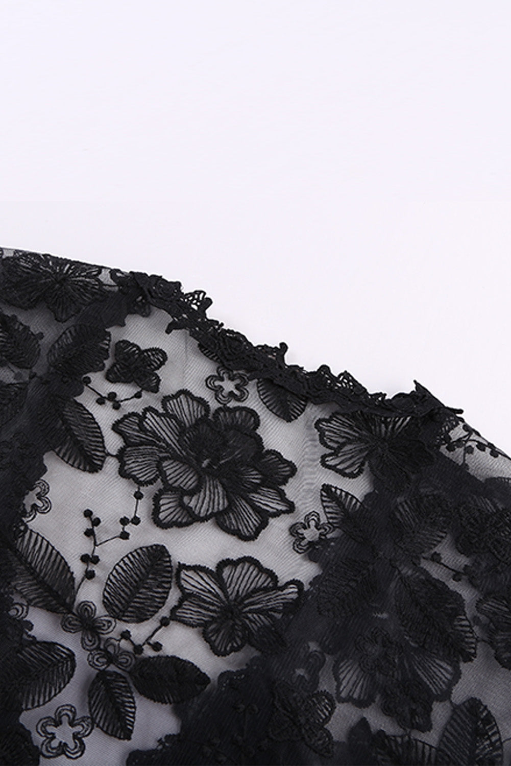 V Neckline Lace Shoulder Patchwork Blouse Angelwarriorfitness.com