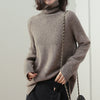 Autumn and winter long-sleeved high-neck cashmere sweater Angelwarriorfitness.com
