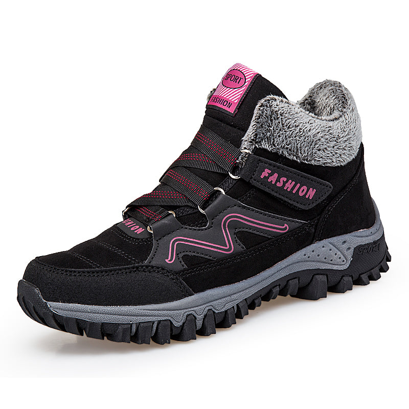 Outdoor Snow Plus Velvet Warm Women's Cotton Shoes Angelwarriorfitness.com