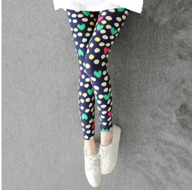 Printed Leggings polka dots Angelwarriorfitness.com
