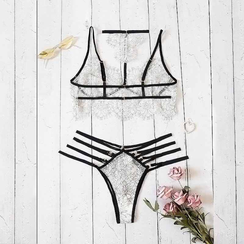 Sexy three-point sexy lingerie Angelwarriorfitness.com