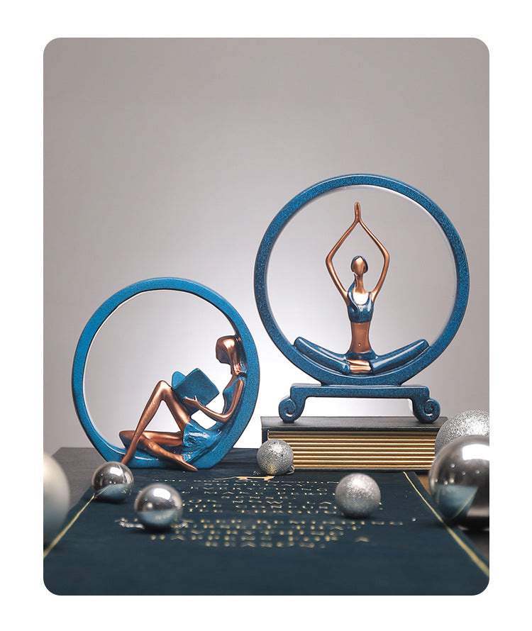 Yoga girl decoration Angelwarriorfitness.com