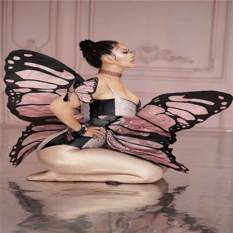 Butterfly wings one-piece suit Angelwarriorfitness.com