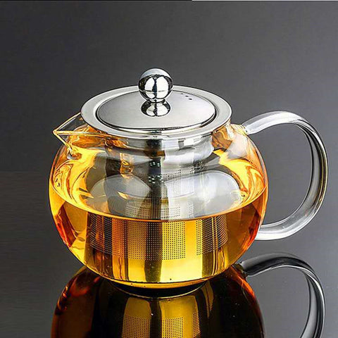 Thickened Flower Teapot Heat Resistant Glass Teapot Angelwarriorfitness.com