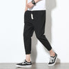 Summer men's pants pants linen Korean trend loose casual pants feet cotton Mahal pants men's pants Angelwarriorfitness.com