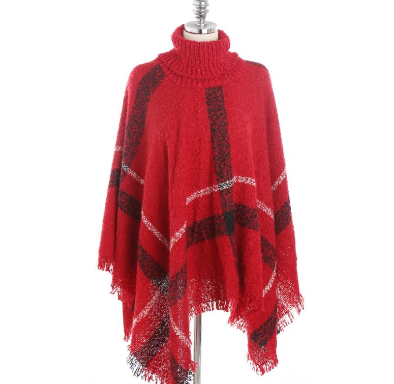 Large Plaid  Cashmere Shawl Angelwarriorfitness.com